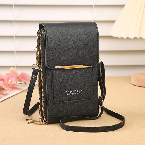 Touchable Screen Mobile Phone Women's Bag One Shoulder Transparent Phone Bag