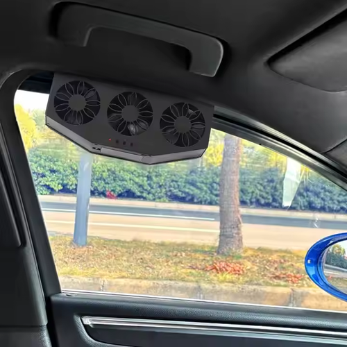 Car Solar Powered Window Exhaust Fan