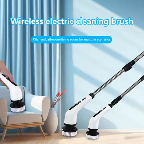 Kitchen Cleaning Brush 7 in 1 Cleaner Bathroom Clean Extension Handle Portable Cleaning Brush
