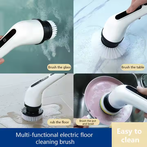 Kitchen Cleaning Brush 7 in 1 Cleaner Bathroom Clean Extension Handle Portable Cleaning Brush