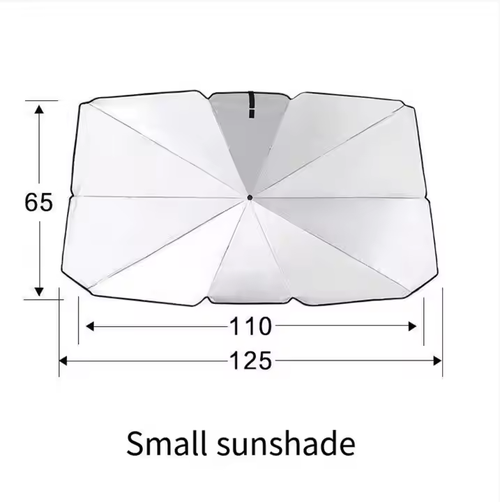 Car Umbrella Sunscreen Heat Insulation Sunshade Windshield Sunshade Hood Car Front Gear