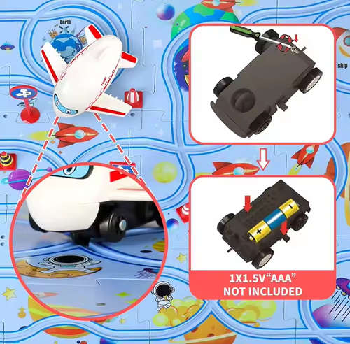 🔥Children's Educational Puzzle Track Car Play Set