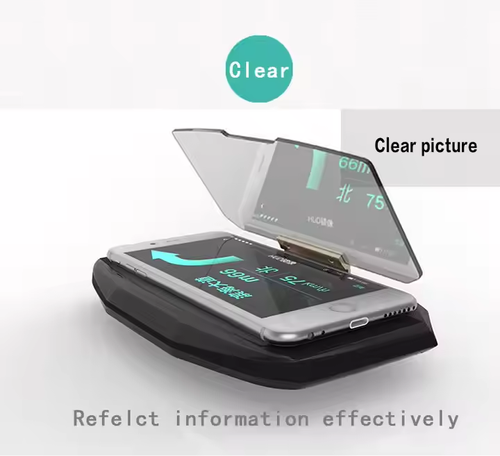 THE BEST HEAD-UP DISPLAY FOR ANY CAR  HUD navigation,Wireless charging