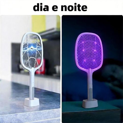 Mata-mosquitos elétrico portátil, armadilha para insetos recarregável via USB. É fisicamente seguro e inofensivo, ideal para matar mosquitos, insetos e moscas. Perfeito para quartos, casas, escritórios e campismo.