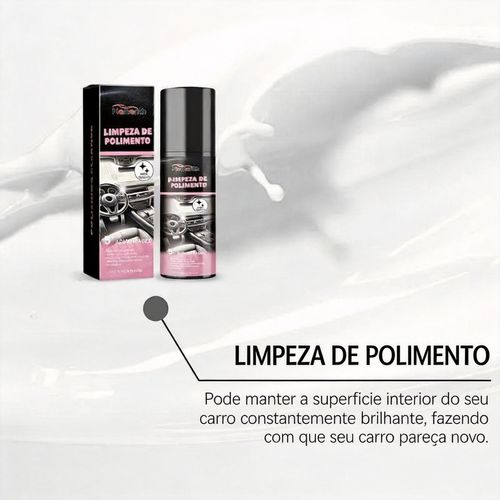 Limpador de Interiores de Carros | Deixa o Interior Como Novo em Minutos!Remove Manchas, Poli e Protege Couro, Vinil e Plástico do Seu Carro. Não Precisa de Oficina!