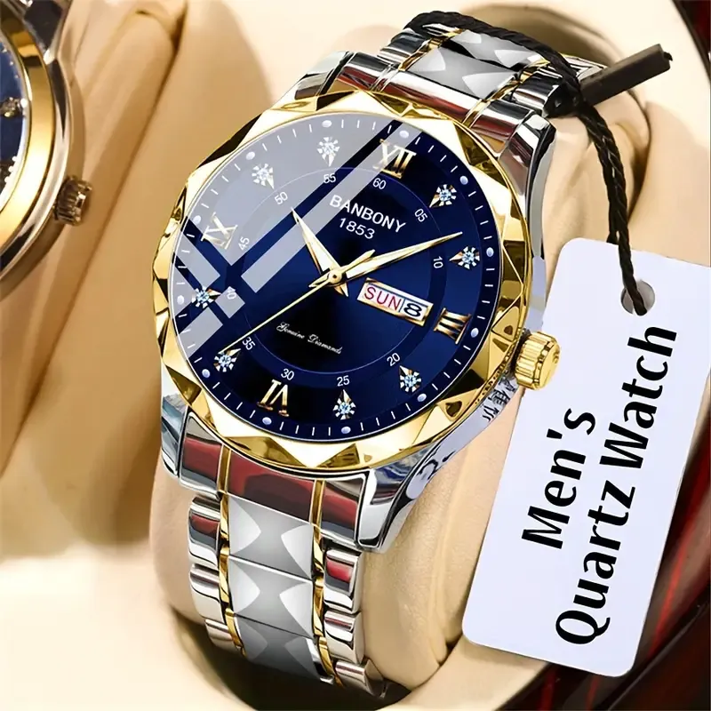 Stainless Steel Roman Watch