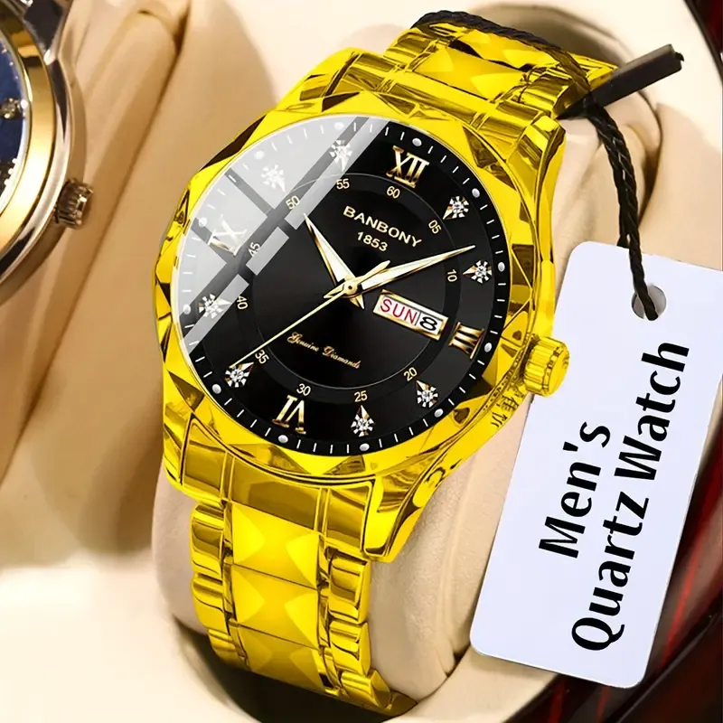 Stainless Steel Roman Watch