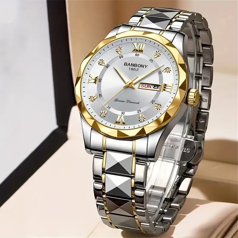 Stainless Steel Roman Watch