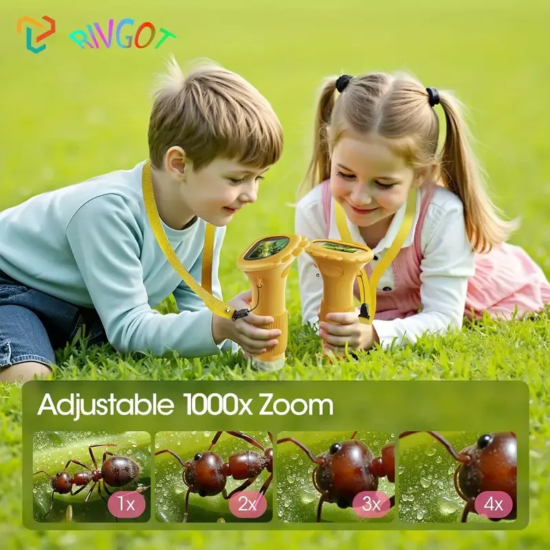 Children's portable microscope