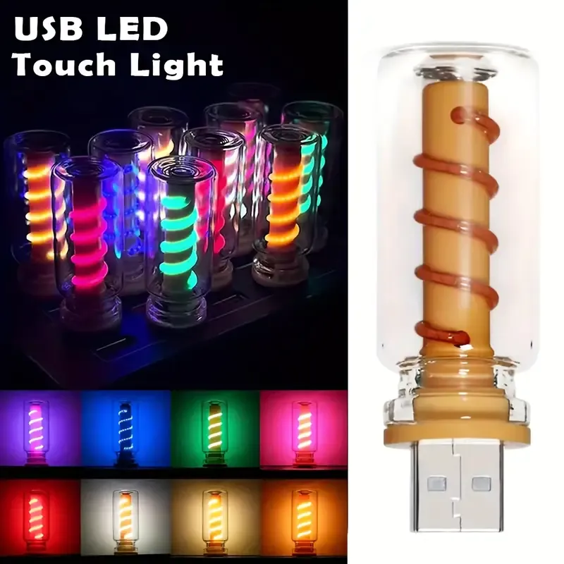 Spiral USB atmosphere light