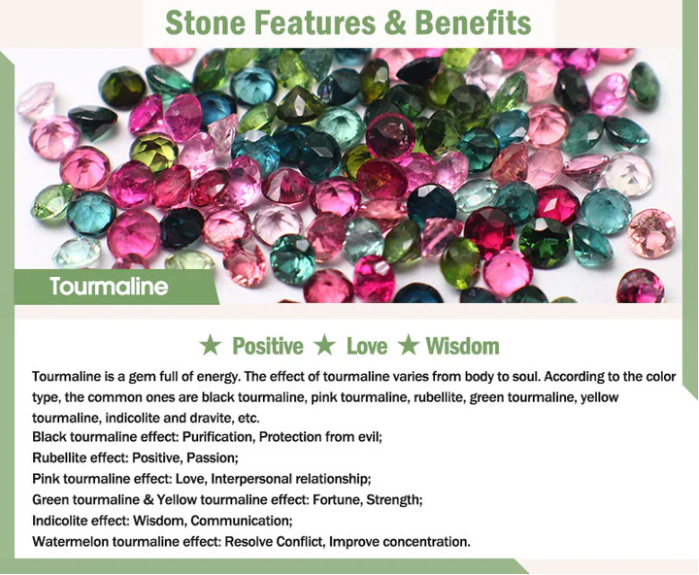 Buddha Treasures Colorful Tourmaline Jade Flowers Love Bracelet
