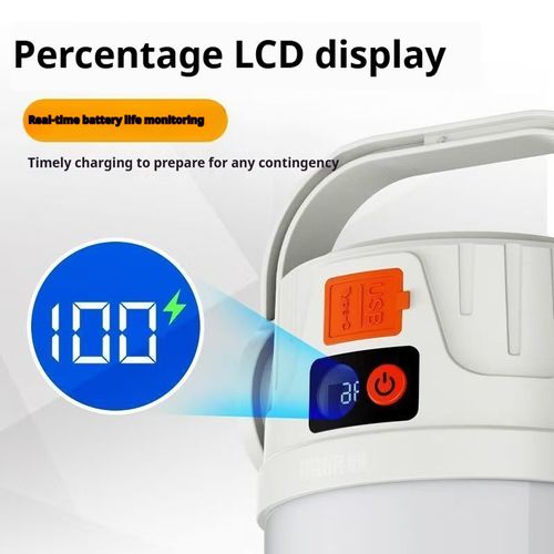 💡⚡Camping lights, solar rechargeable ultra-long endurance, emergency lights, night market stall lights, outdoor rechargeable lights