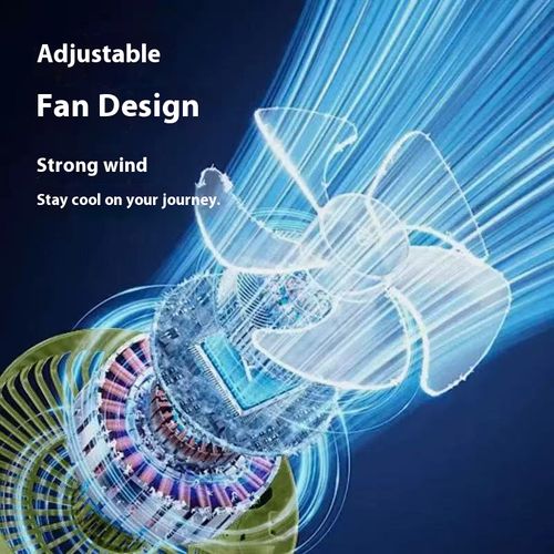 💡🔥New Portable Solar Camping Lantern with Fan, Rechargeable Home-Outdoor Multi-functional Ambient Lighting
