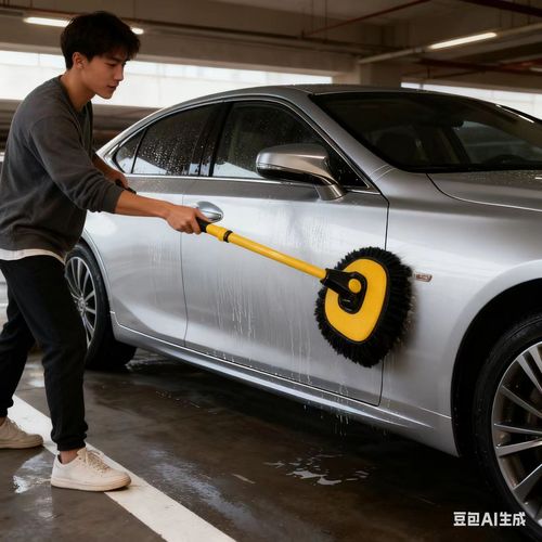 🔥※ 43-inch long-handled car wash mop with 15° ergonomic design, ultra-fine fiber material to prevent scratching, extendable aluminum rod (durable), suitable for cars, trucks, SUVs and household cleaning - car wash accessories! Car necessities! Holiday gifts!