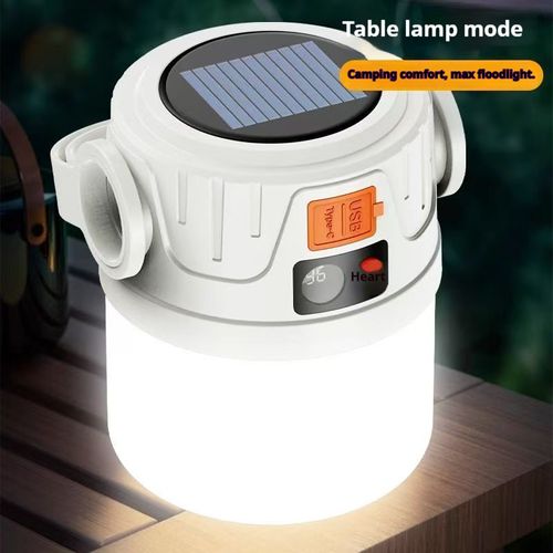 💡⚡Camping lights, solar rechargeable ultra-long endurance, emergency lights, night market stall lights, outdoor rechargeable lights