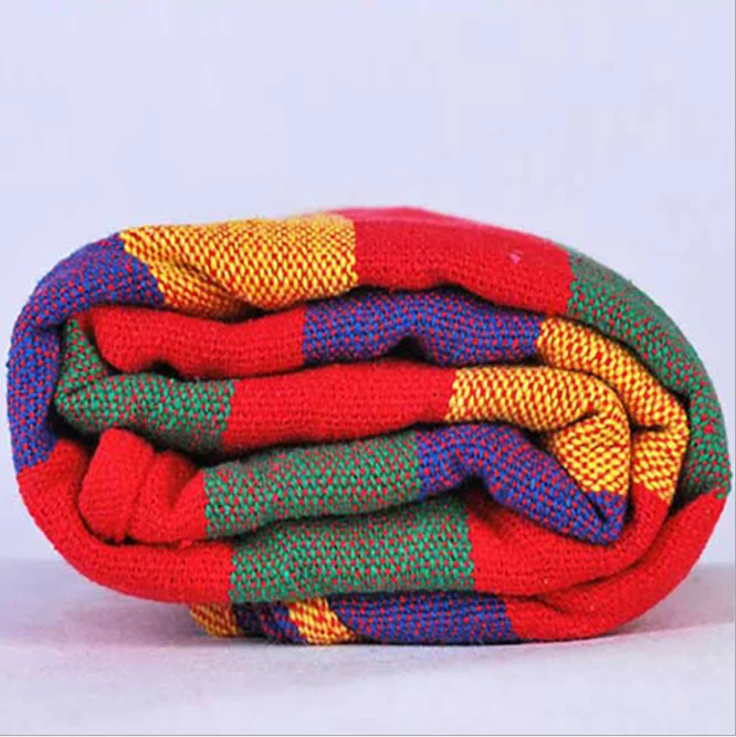 New Outdoor Camping Hanging Folding Knit Hammock Hammock Bed Outdoor