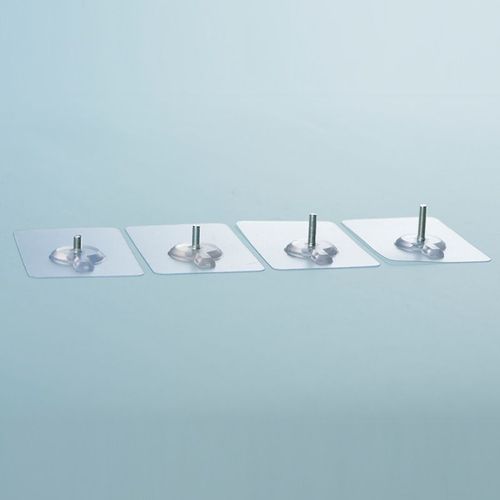 Damage-Free Adhesive Wall Hooks - No Nail, Strong Hold for Frames & Screws 25 Pcs Damage-Free Adhesive Wall Hooks - No Nail, Strong Hold for Frames & Screws