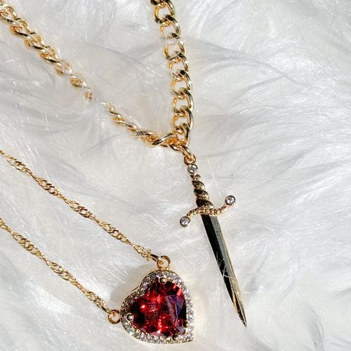 Bestselling Cupid Arrow Zircon Pendant Necklace Multi Layer Wear Perfect Valentine's Day Gift Jewelry