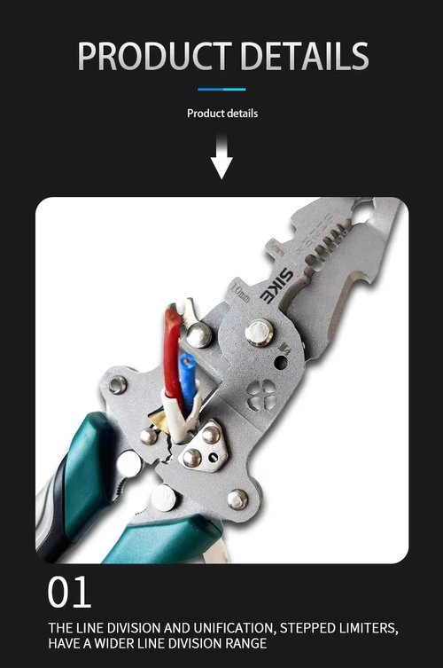 Foldable Multi-Function Wire Tool with Pulley Design, Portable Wire Stripper, Cable Separator & Wire Winding Pliers All-in-One Hand Tool for Electricians and DIY Projects