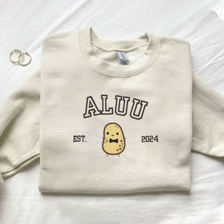 Personalized Potato-Themed T-Shirt, Crewneck Sweatshirt & Hoodie