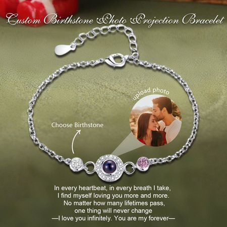 Wearable Memory Treasure - Custom Photo Projection Bracelet