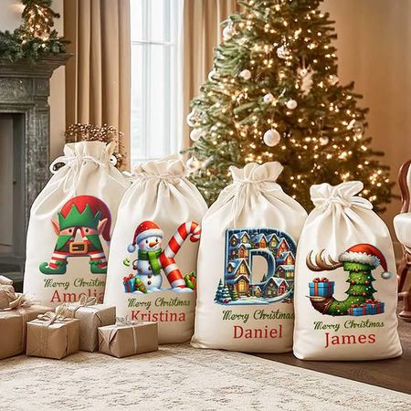 Santa's Little Helper – Personalized Christmas Gift Bag