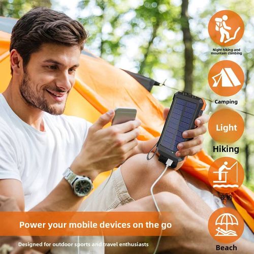 New Outdoor Waterproof Solar Power Bank