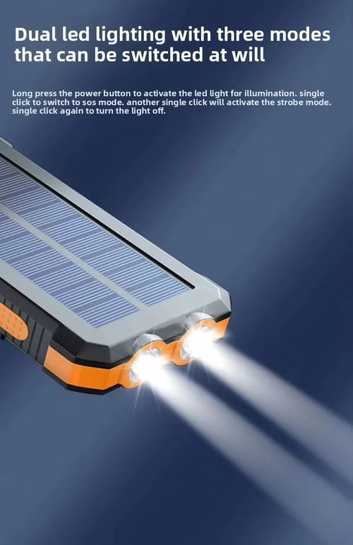 New Outdoor Waterproof Solar Power Bank