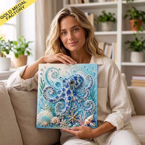 Ocean-Themed Pearl Art DIY Kit: Handmade Gifts