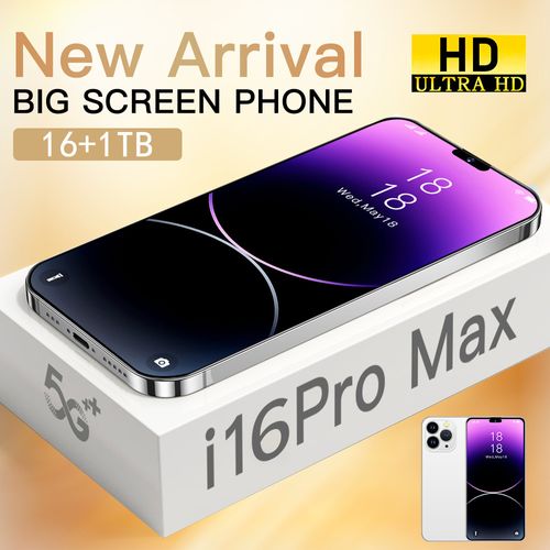Ghana Hot Deal-16 Pro Max (16GB  + 1TB ) – 6.8-inch HD+ Android Smartphone, Budget-Friendly Price, Blazing-Fast Performance​