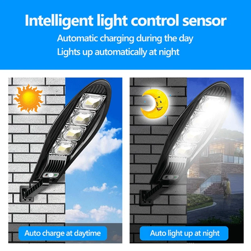 Premium Solar Garden Light New LED Sword shaped Sensor Light Auto Dusk to Dawn plus Motion Detection Long Battery Life IP65 Waterproof Perfect for Outdoor and Villa Lighting
