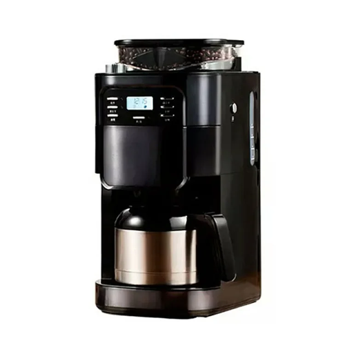 MR1028 Fully Automatic Coffee Machine 850W Conical Burr 1L Large Tank 8Cup OneTouch Brewing American Espresso Latte MultiFunction Ideal for Home