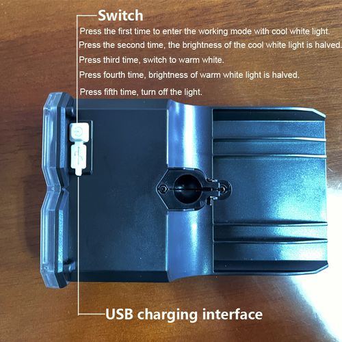 Solar & USB Powered LED Spot Light – 2 Adjustable Colors, Outdoor Landscape,Garden Wall Lamp