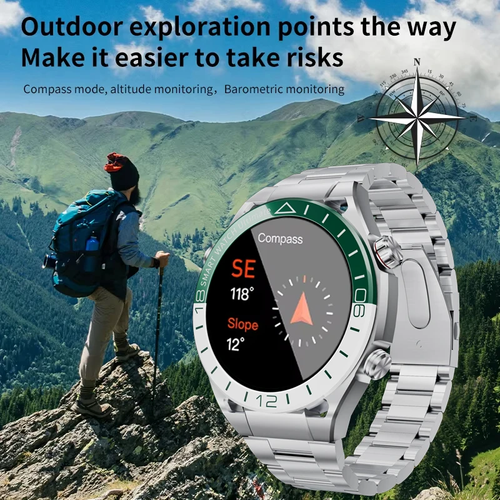 SERVO SK41 2025 Smart Watch Men AI Voice Assistant Bluetooth Calling Sport GPS Track IP68 Smartwatch 1.53  Remote Control Camera