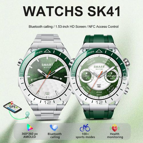 SERVO SK41 2025 Smart Watch Men AI Voice Assistant Bluetooth Calling Sport GPS Track IP68 Smartwatch 1.53  Remote Control Camera