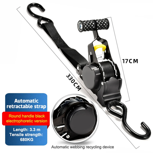 Xielian S Hook Cargo Straps｜700KG Ultra High Load 9.12mm Thick Hook｜0.76MM UV Resistant Polyester Belt｜New Material Plastic Parts｜Africa Transport Choice