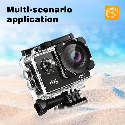 H16-4 Professional Action Camera LingTong 4248 Processor 8MP 140° A Grade Ultra-Wide Lens 1080P720P Dual HD Recording 30m Waterproof Dustproof 20 LCD Real-Time Preview Built-in G-sensor Motion Detection Seamless Loop Recording HDMI Output Supported Low-Light Night Vision Extreme Temperature Resistance Must-Have for Outdoor Sports Travel Vlogging