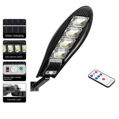 Premium Solar Garden Light New LED Sword shaped Sensor Light Auto Dusk to Dawn plus Motion Detection Long Battery Life IP65 Waterproof Perfect for Outdoor and Villa Lighting