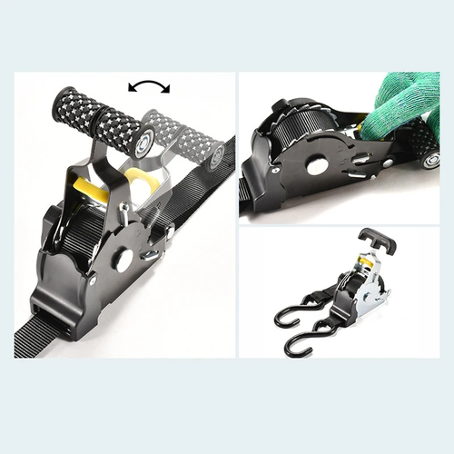Xielian S Hook Cargo Straps｜700KG Ultra High Load 9.12mm Thick Hook｜0.76MM UV Resistant Polyester Belt｜New Material Plastic Parts｜Africa Transport Choice