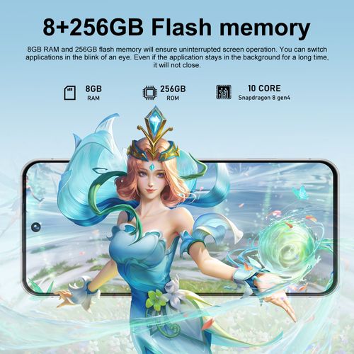 Ghana's Top-Selling I17 Pro Max – 8GB+256GB HD+ Android 13, 7.3 HD+ Display, Dual SIM 5G, 8000mAh Battery & Google Play Store