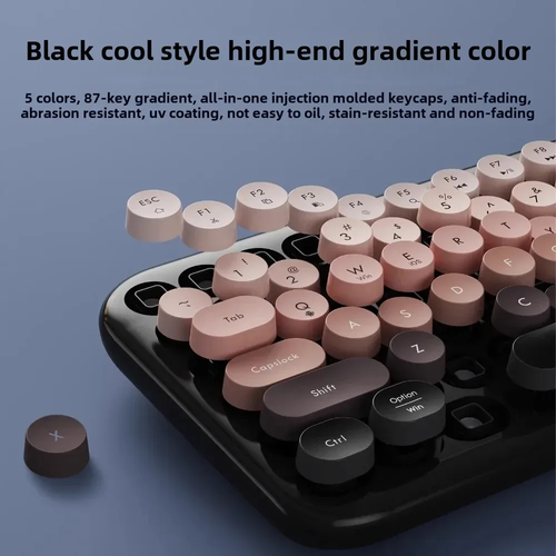 Africa Exclusive! MOFii 84-Key Waterproof Bluetooth Keyboard｜2024 New Volcano Switch｜Dual-Device Switching + 10m Range｜ABS Durable Material