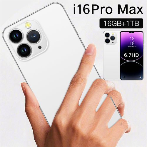 Ghana Hot Deal-16 Pro Max (16GB  + 1TB ) – 6.8-inch HD+ Android Smartphone, Budget-Friendly Price, Blazing-Fast Performance​