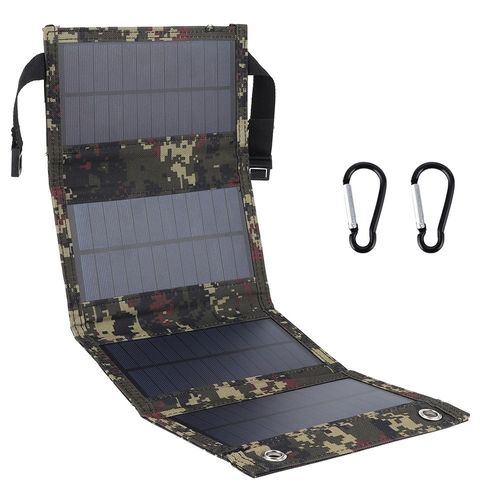 20W Portable Solar Foldable Charger Bag – All-in-One 1 Adapter for 10+ Chargers, USB 5V Output | Compatible with Various Chargers | Ideal for Outdoor, Camping & Emergency Use | Phone Charging | Solar-Powered | Perfect for Multiple Festivals