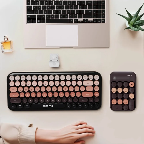 Africa Exclusive! MOFii 84-Key Waterproof Bluetooth Keyboard｜2024 New Volcano Switch｜Dual-Device Switching + 10m Range｜ABS Durable Material