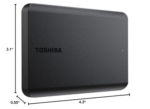 Toshiba Canvio Basics 2TB Portable Hard Drive | USB 3.0 | Reliable Backup for Work, School & Movies – Plug & Play Storage for Africa