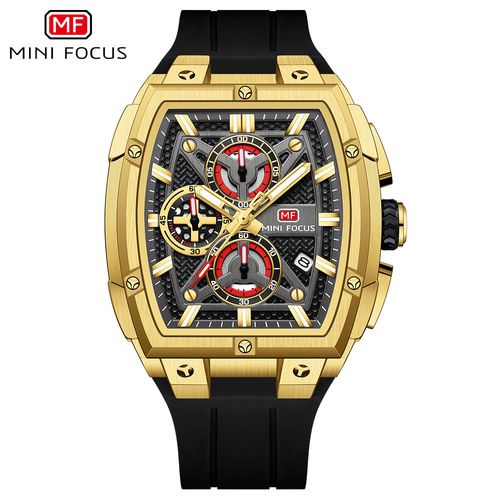 🔥 ​​Ghana s HOTTEST Watch MINI FOCUS Barrel Men's Watch – Stylish Skeleton Design