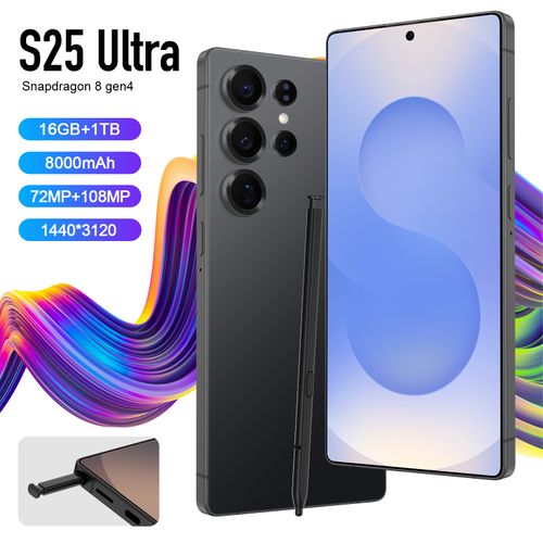 S25 Ultra  7.3  HD Big Screen, Smooth Gaming & Video – Fun Phone for Ghana Youth