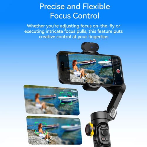 AOCHUAN Smart XE Ai Smartphone 3 Axis Gimbal Stabilizer For iPhone and Android phone Face tracking without app Handheld Gimbal