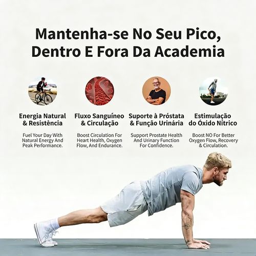 Ultimate Men's Health Bundle - Snap Supplements - Estimulador de Óxido Nítrico 60 cápsulas + Pacote de Saúde da Próstata - Cápsulas de Suplemento Natural - Auxilia a Circulação Sanguínea e a Saúde da Próstata