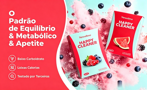 Happy Cleanse - Superalimento em Pó-Probióticos-Enzimas Digestivas-Moringa - Promove a saúde intestinal - Reforça a imunidade, Saúde Alimentar